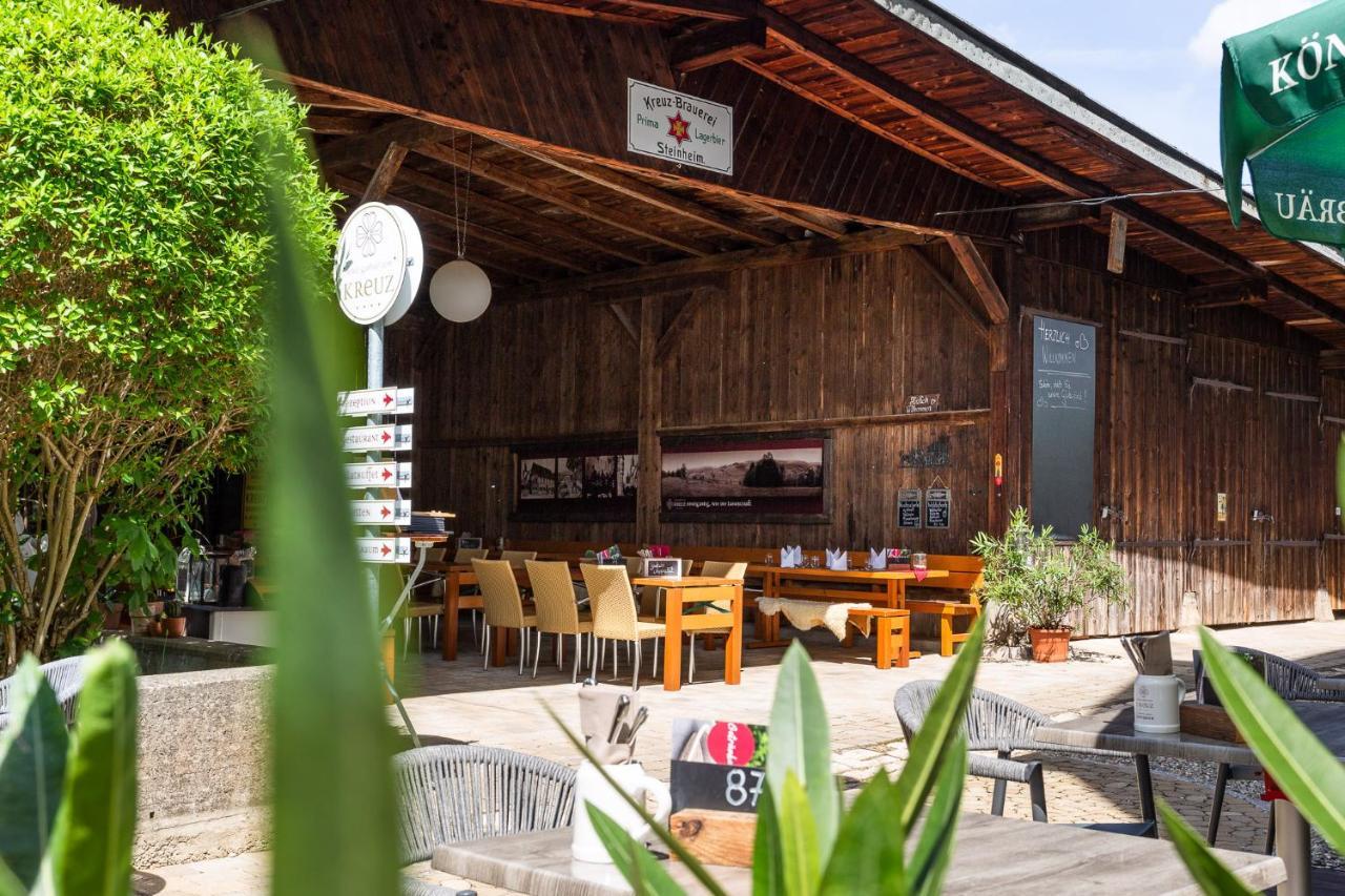 Ringhotel sKreuz Steinheim am Albuch Bagian luar foto